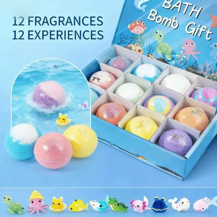 Hidden Surprise Bath Bombs For Kids Make bath time more exciting with Hidden Surprise Bath Bombs for Kids