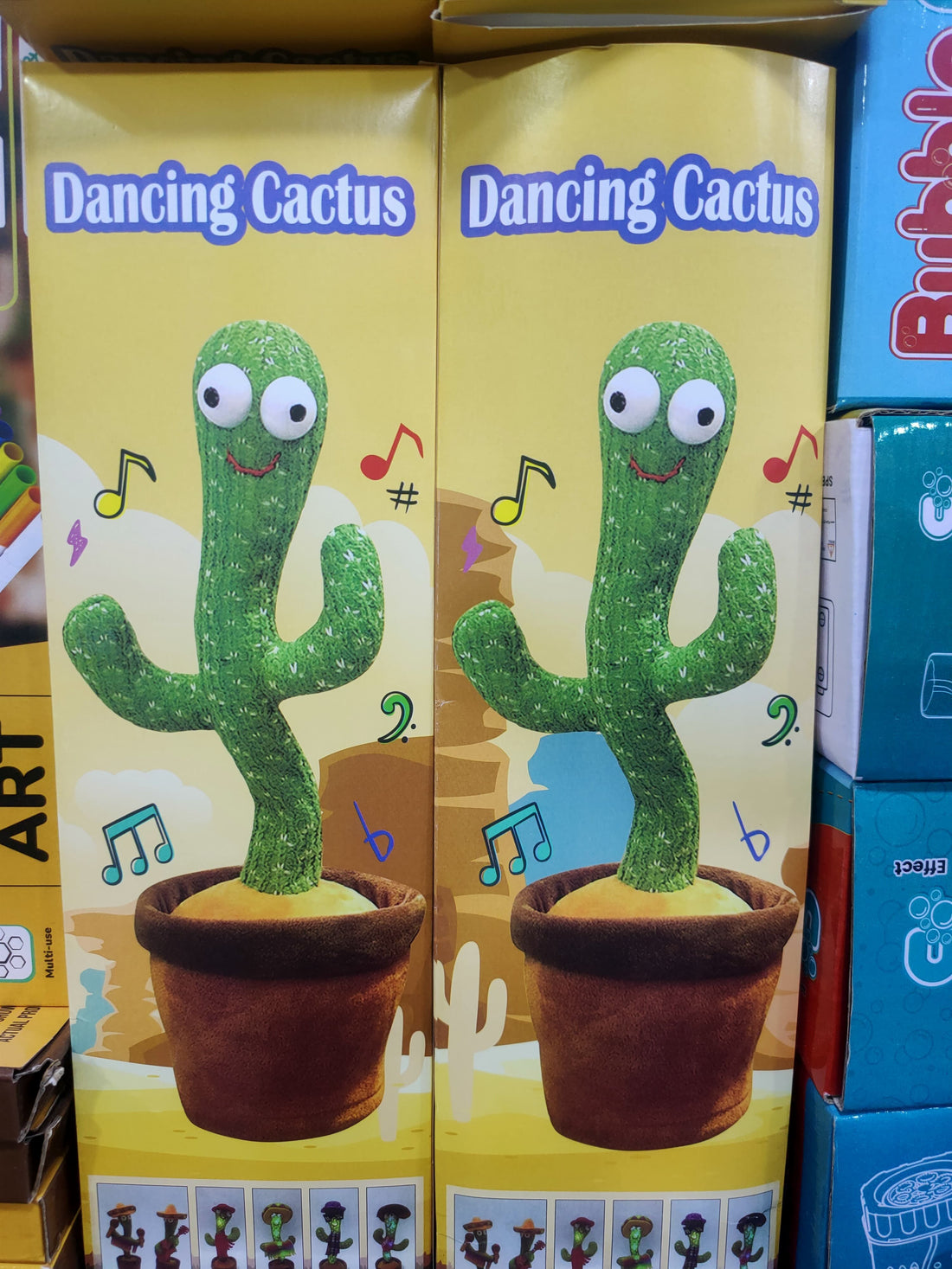 Dancing Talking Cactus Toy – Rechargeable Interactive Musical Plush