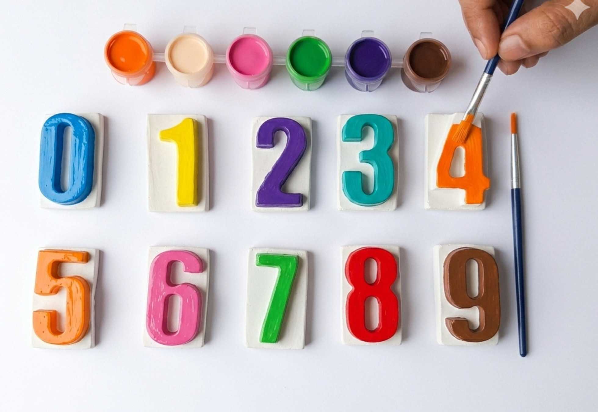 DIY 3D Plaster Painting Kit for Kids | Creative Numbers & Shapes Painting | Educational Art & Craft Activity Toy