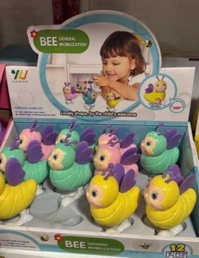 Bee Cartoon Chain Toy - Toy Accessory Designed For Entertainment And Daily Play Routine (Random Color)