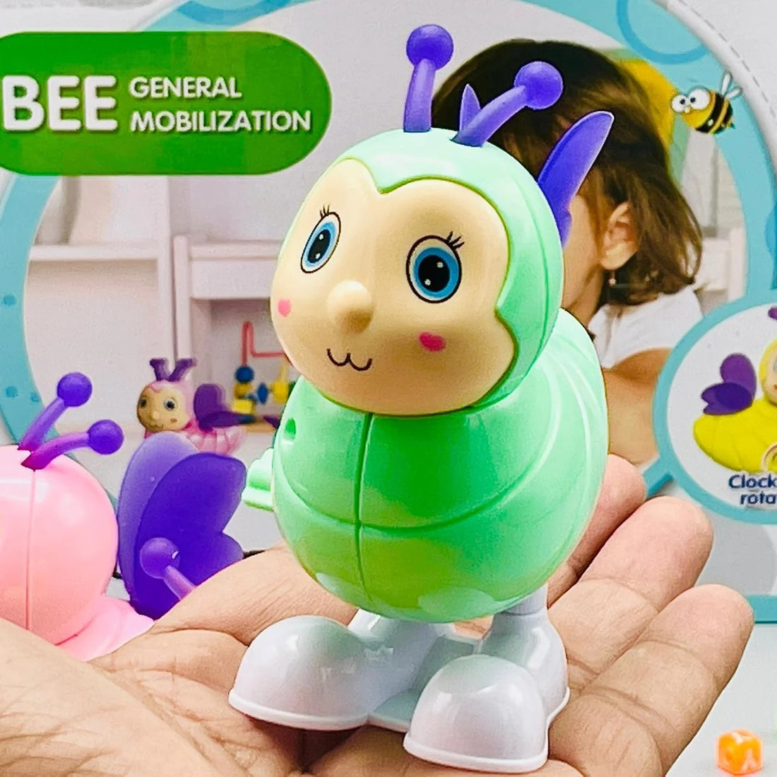 Bee Cartoon Chain Toy - Toy Accessory Designed For Entertainment And Daily Play Routine (Random Color)