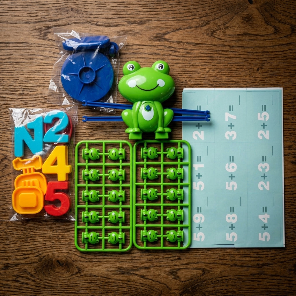 Frog Balance Math Counting Toy – Educational Number Learning & Counting Game for Kids