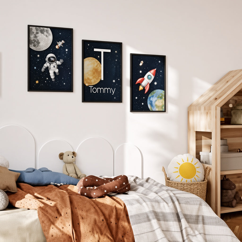 Set of 6 Premium Wall Art Photo Tiles – Modern Home Decor Sets 8x11
