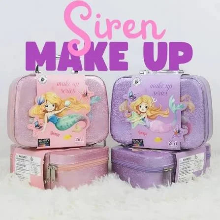 Kids Princess Makeup Kit with Glitter Carry Case | Pretend Beauty Set for Girls (3+ Years)