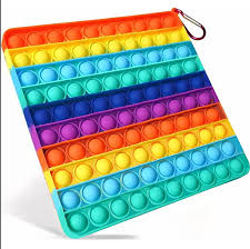Rainbow Pop It Fidget Toy for Kids Stress Relief