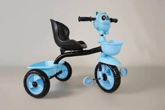 Plastic Tri-Cycle for Kids 1-5 Years Blue Black