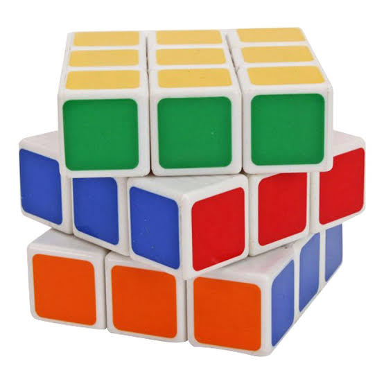 Kids Rubik Cube Multicolor Plastic Educational Toy 1-12 Years
