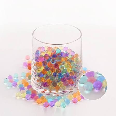 2000pcs Rainbow Hydrogel Water Beads for Decoration & Crafts