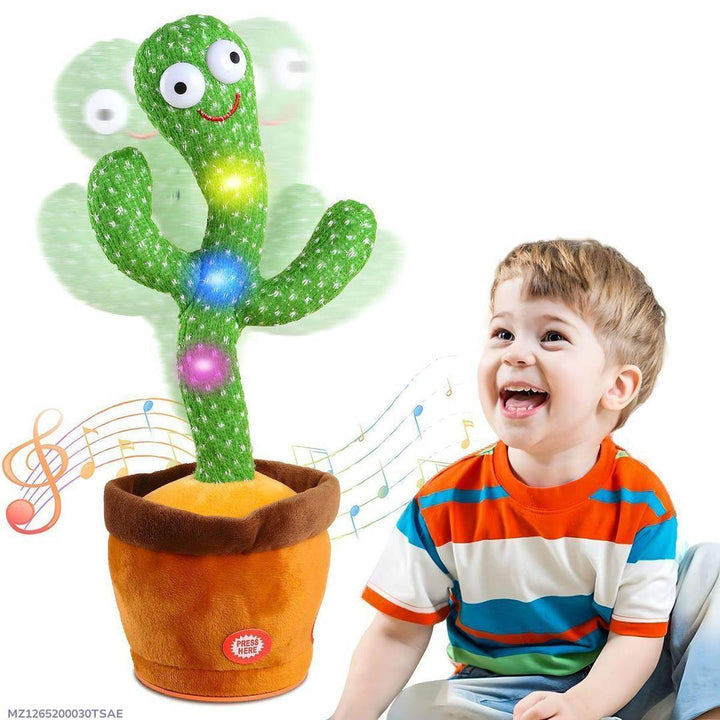 Dancing Cactus Plush Toy Green Soft Foam